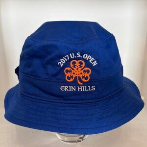 POLO RALPH LAUREN 2017 U.S. Open Marshal Blue Bucket Pony Logo Hat M